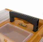 بررسی جعبه ابزار 21 اینچ مانو قفل پلاستیکی به همراه ارگانایزرRLO21