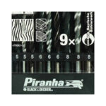 قیمت مجموعه 9 عددی مته فلز سری piranha بلک اند دکر مدل X56005