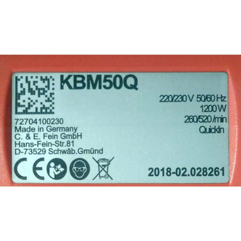 مشخصات دریل مگنتی مدل KBM50Q فاین