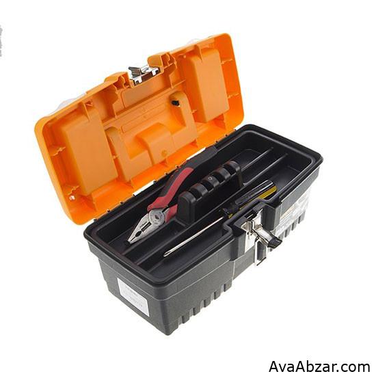 خرید جعبه ابزار 13 اینچ قفل فلزی به همراه ارگانایزر MT13 مانو