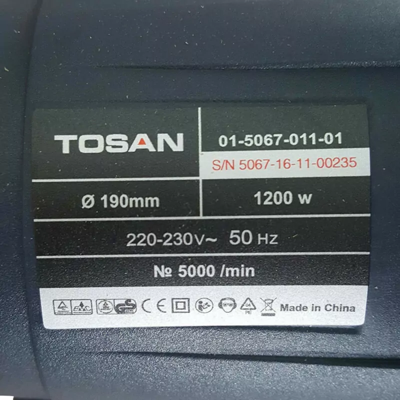 مشخصات اره گردبر توسن مدل 5067SC