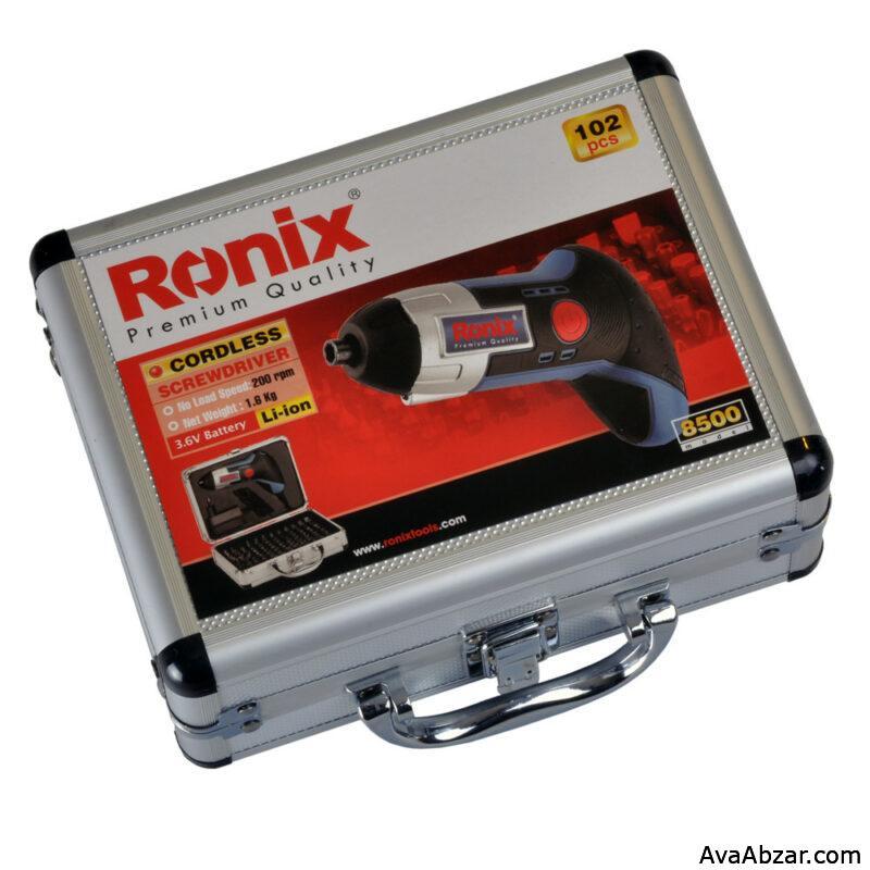 خرید پیچ گوشتی شارژی رونیکس مدل 8500