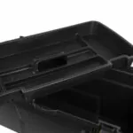 مشخصات جعبه ابزار 22اینچ مانو قفل پلاستیکی به همراه اورگانایزر کد MGP22