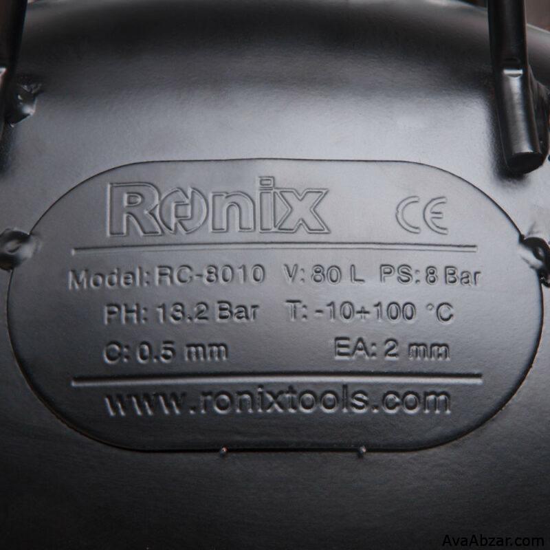 خرید کمپرسور هوا 80 لیتری رونیکس مدل 8010
